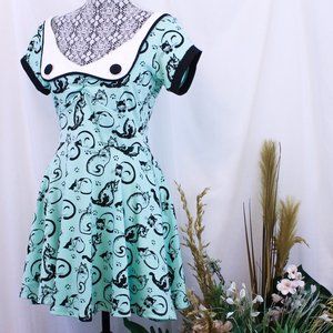 Jessica Louise Cat Dress - Size L